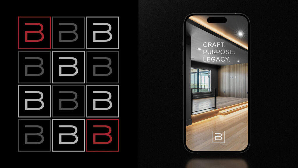 branding and website for Burton Luxury Homes