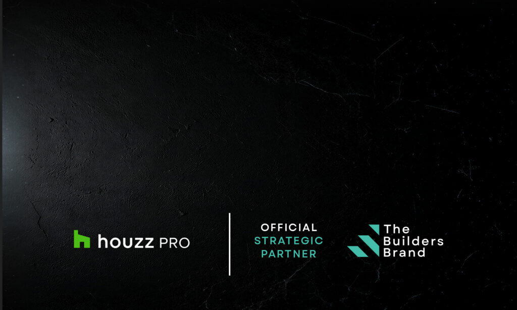 Houzz Pro and The Builders Brand logos, official strategic partners